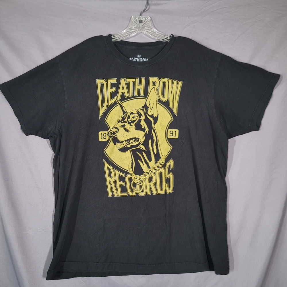 🔥 Death Row Records Tee XL West Coast Rap Hip Hop Graphic Shirt Snoop Tupac